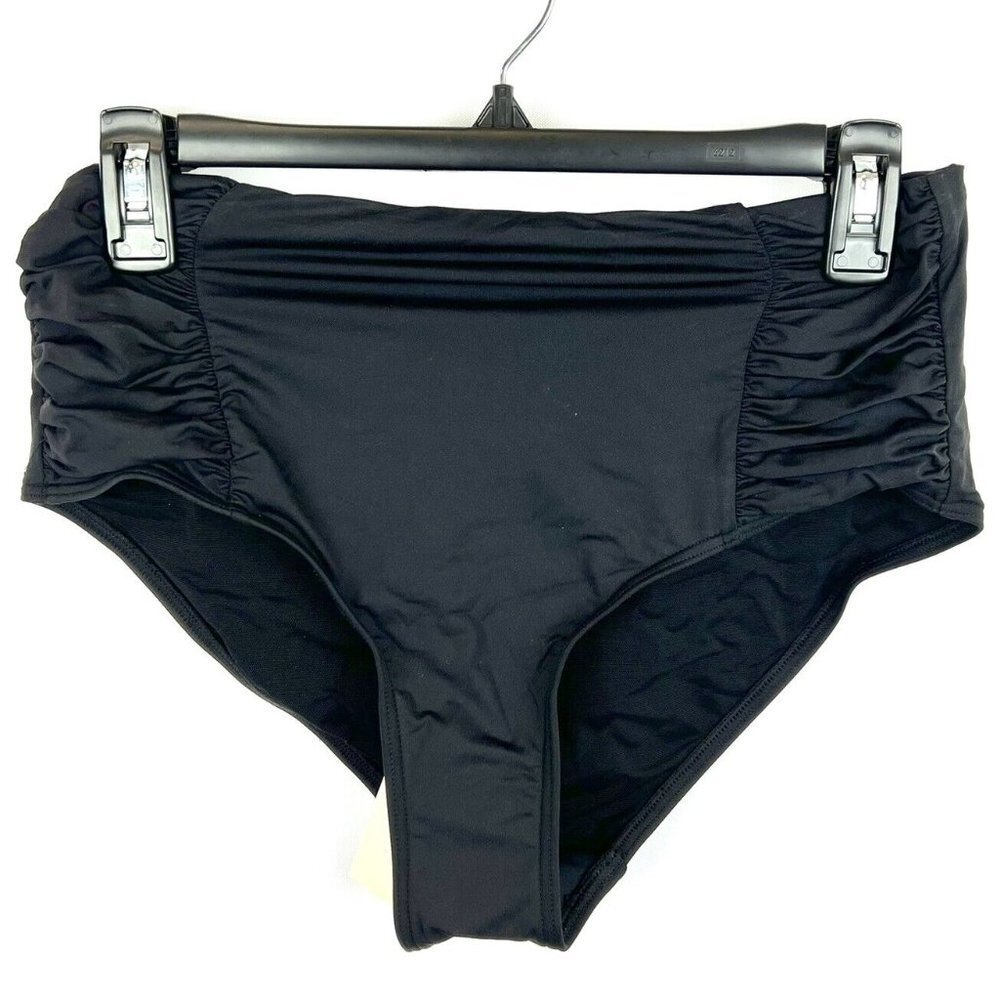 Sea Level Swim Women’s High Waist Black Bikini Bottom Size 8